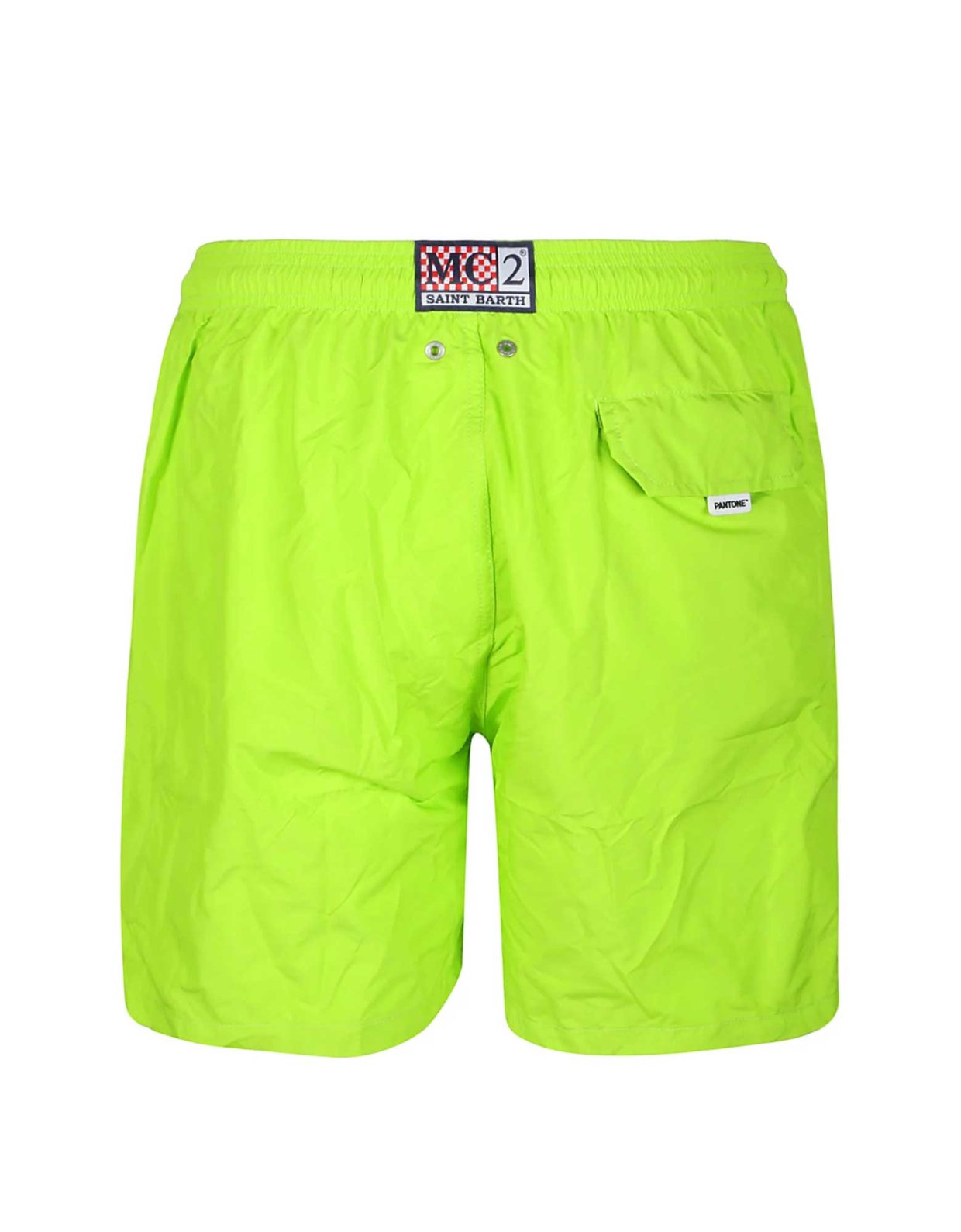 MC2 Saint Barth Acid green pantone ultralight swim short