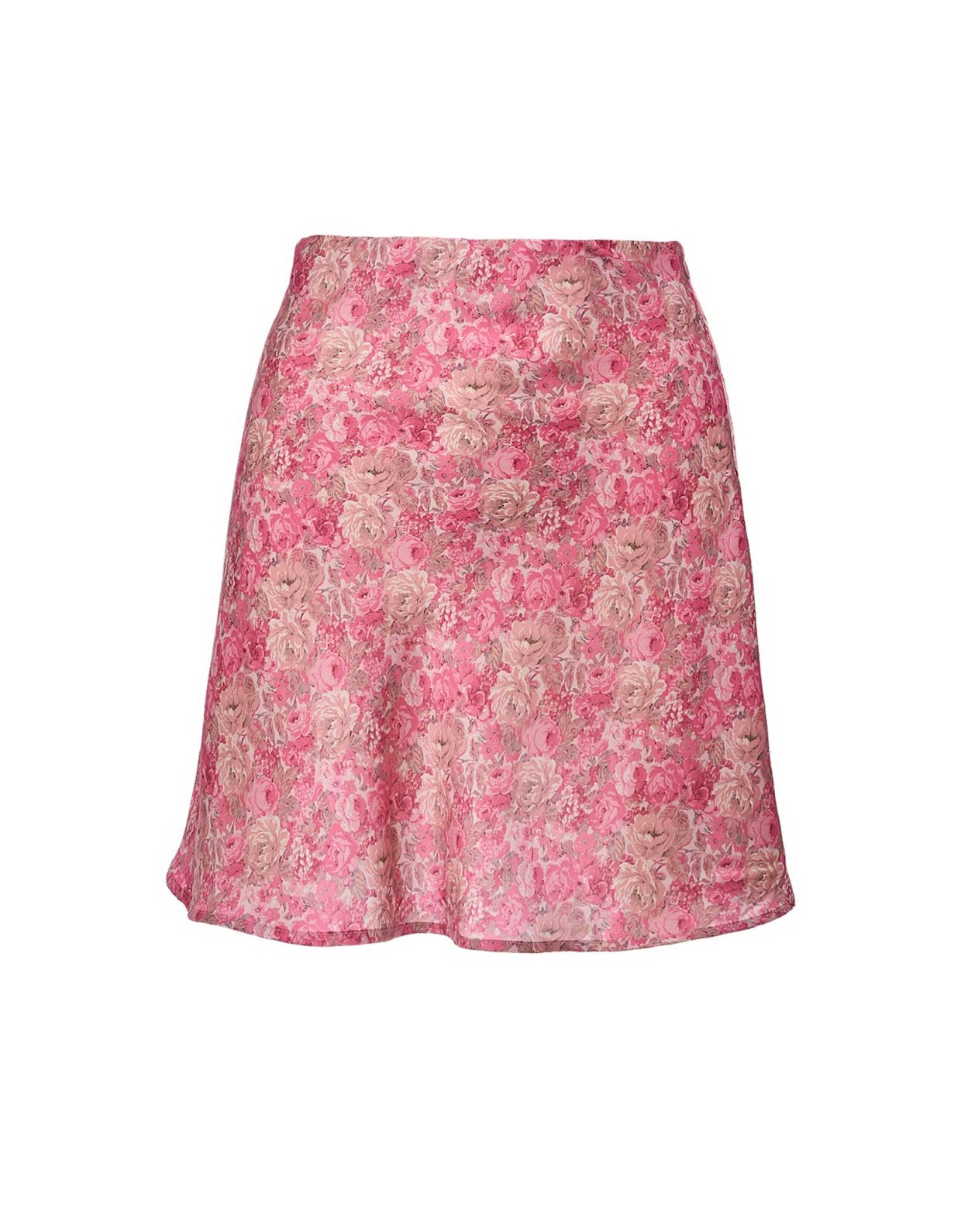Studio 83 Jardin satin mini skirt pink