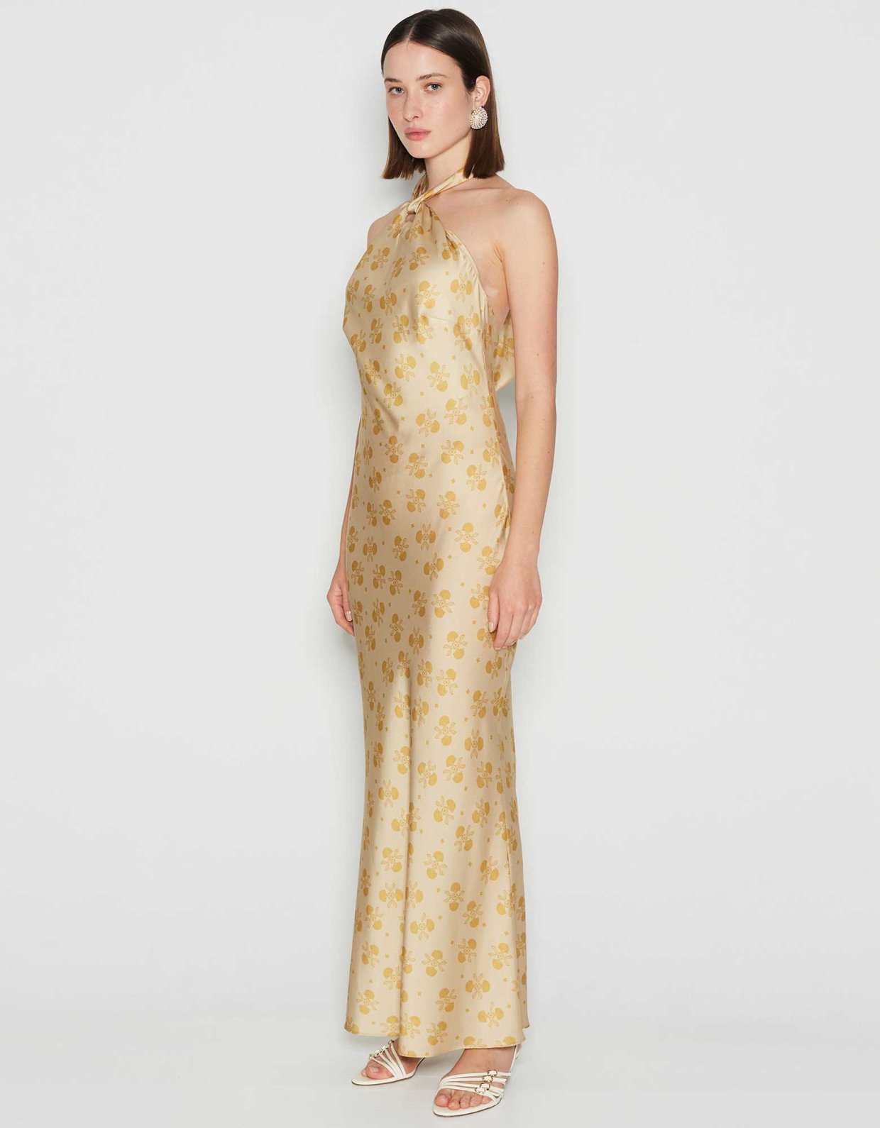 Nadia Rapti Luminous dress golden