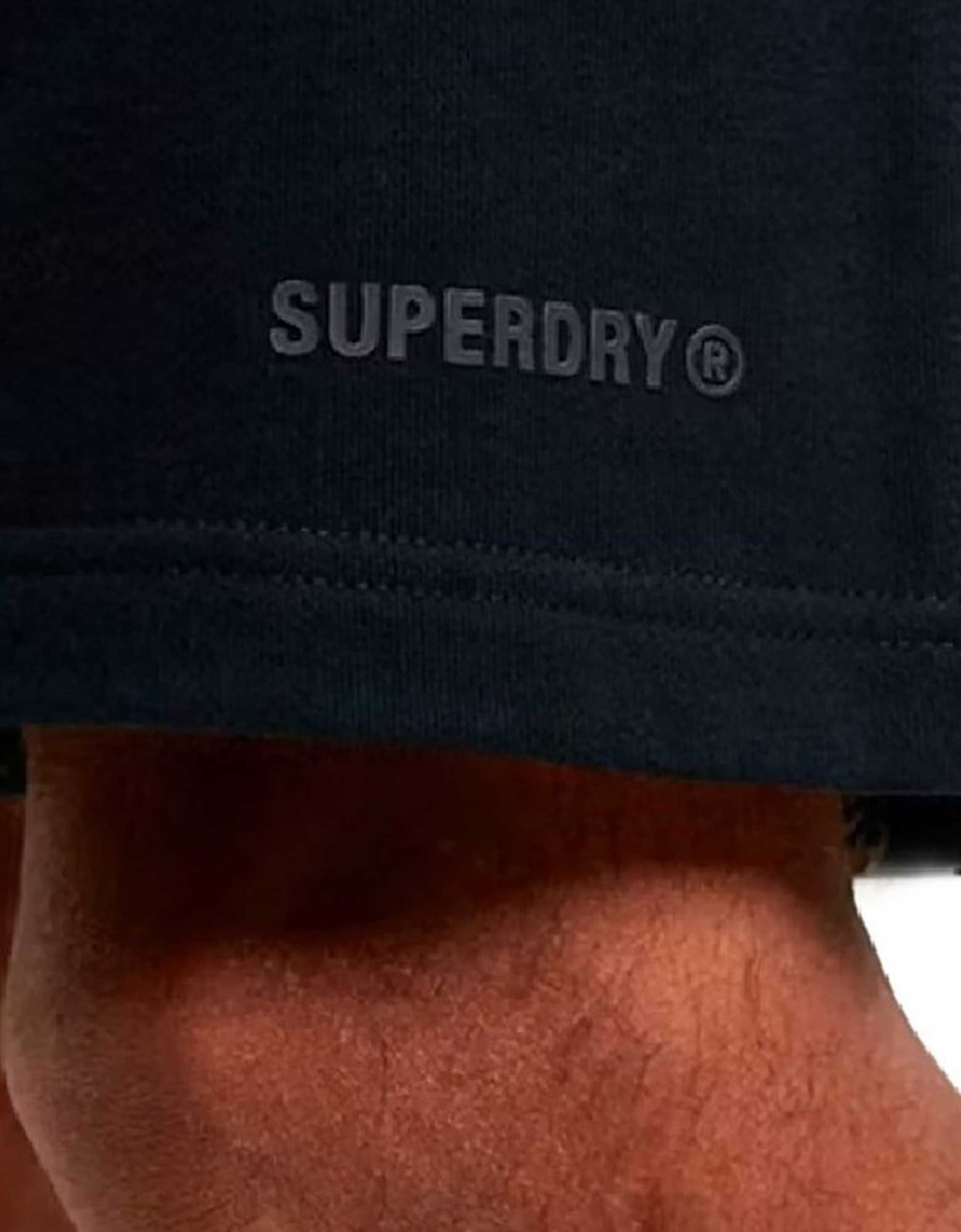 Superdry Εssential overdyed shorts black