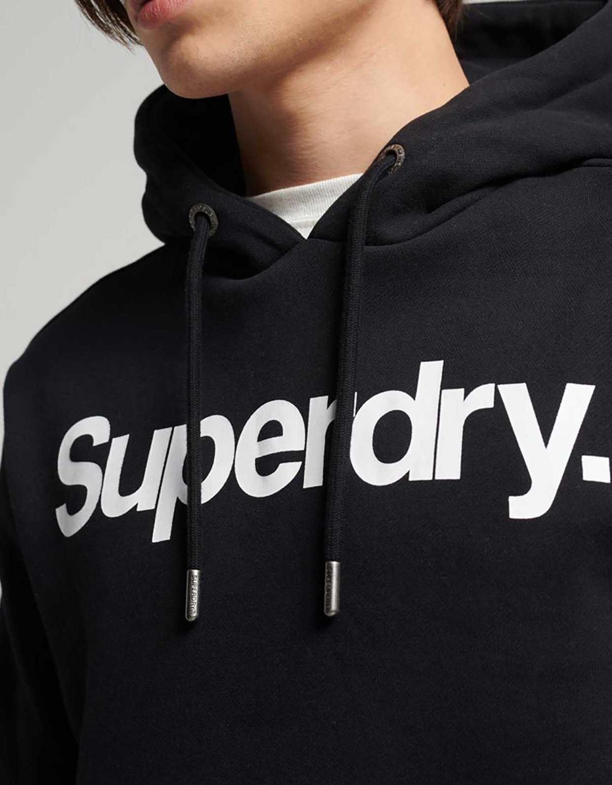 Superdry Core logo classic hood black