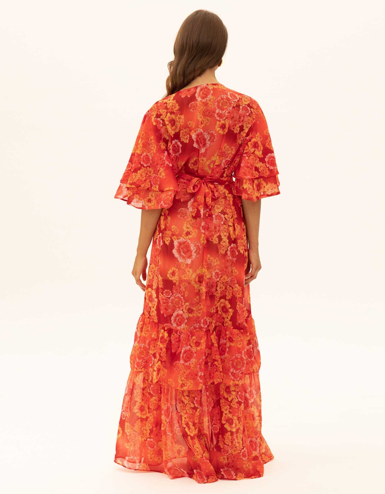 Ciel Concept Red theros kimono dress