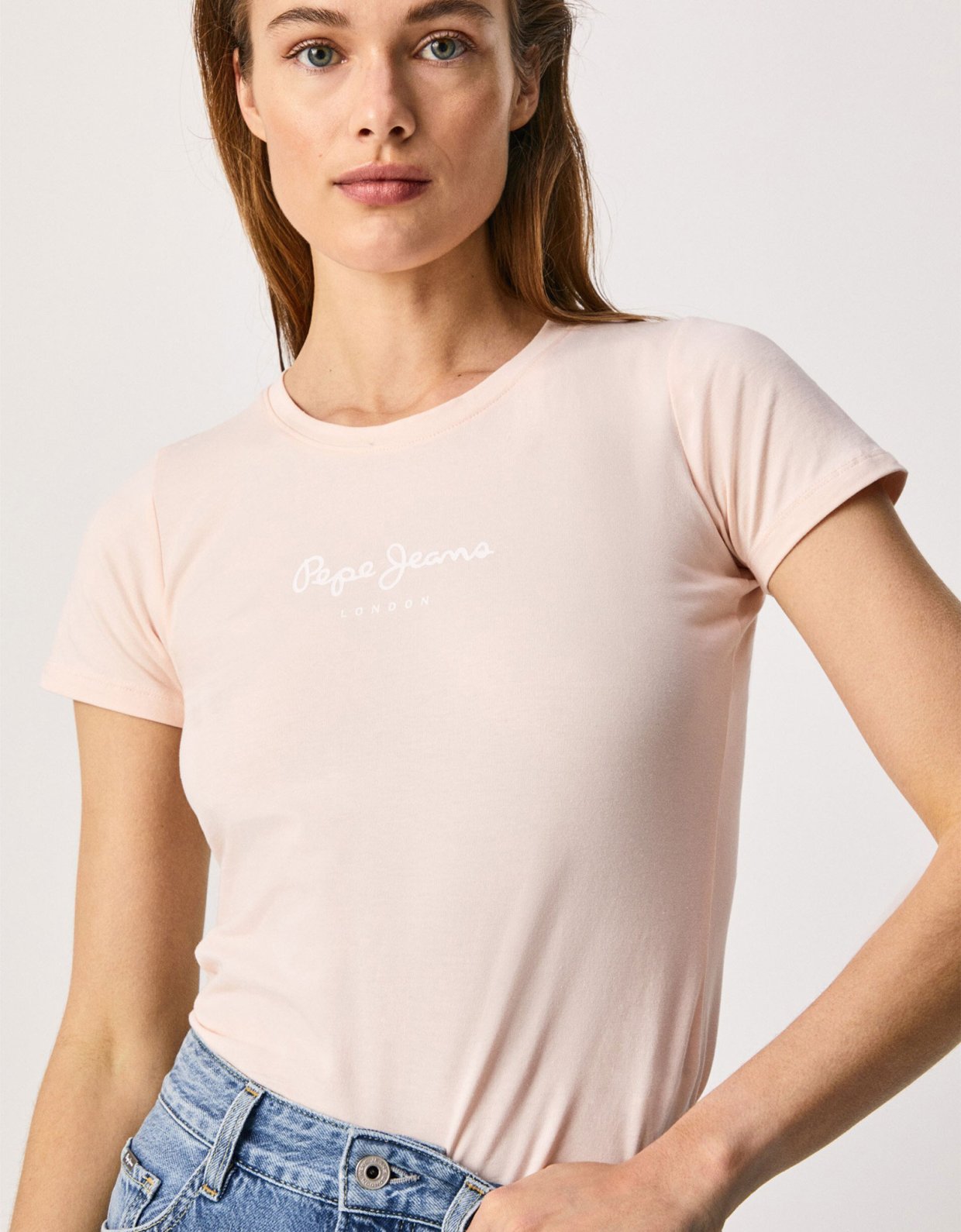 Pepe Jeans New Virginia t-shirt light pink