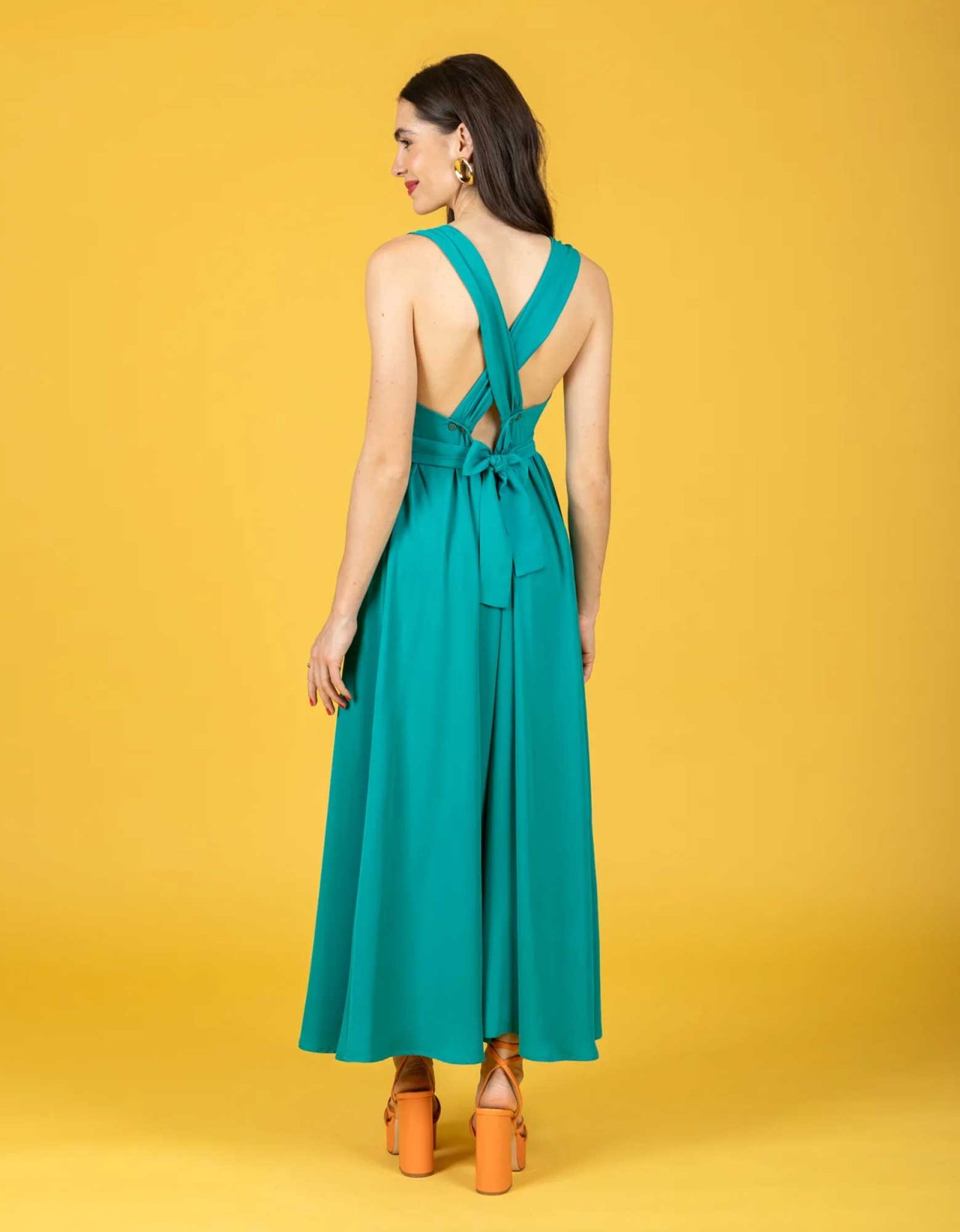 Chaton Alessia dress emerald