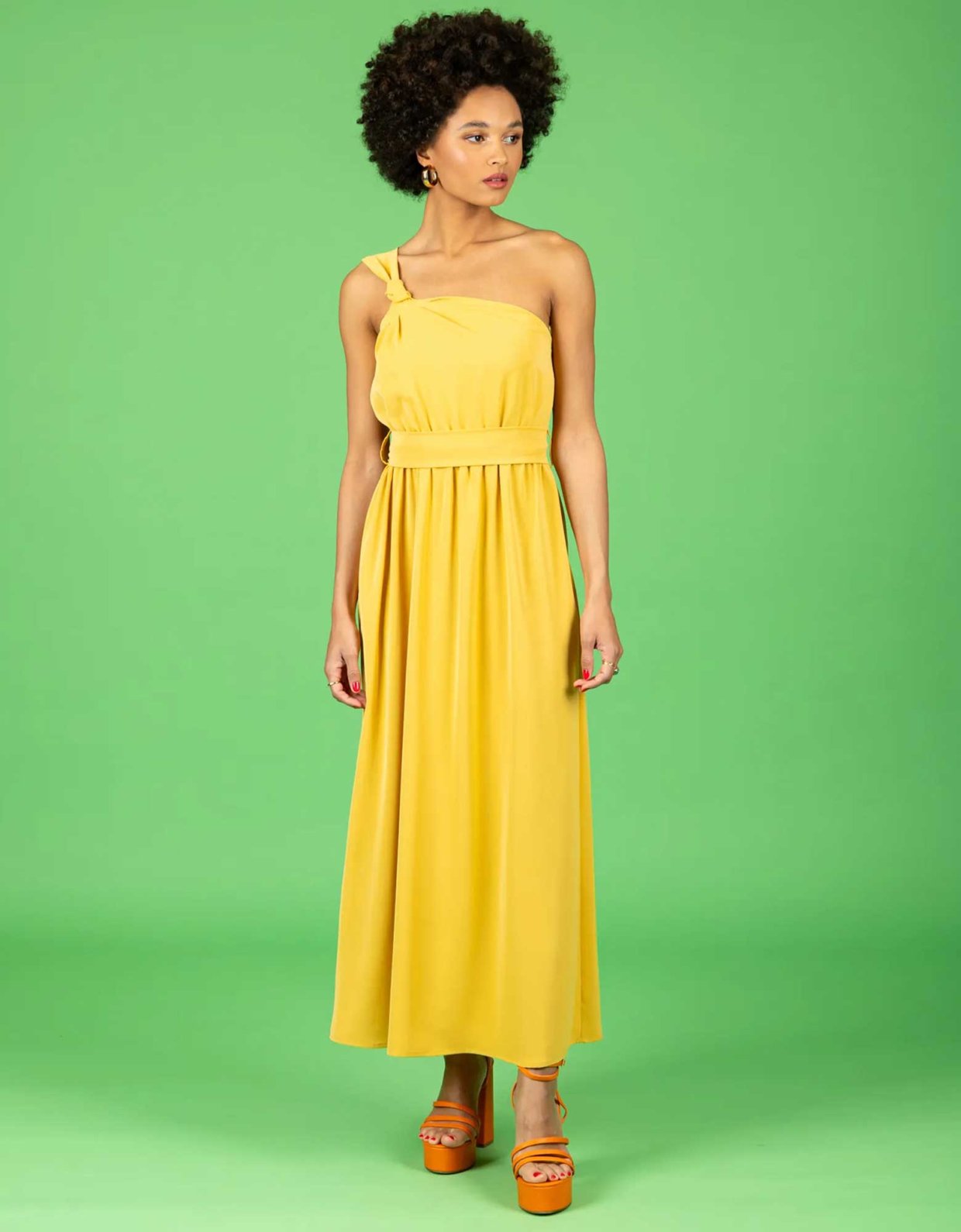 Chaton Carmen dress butter