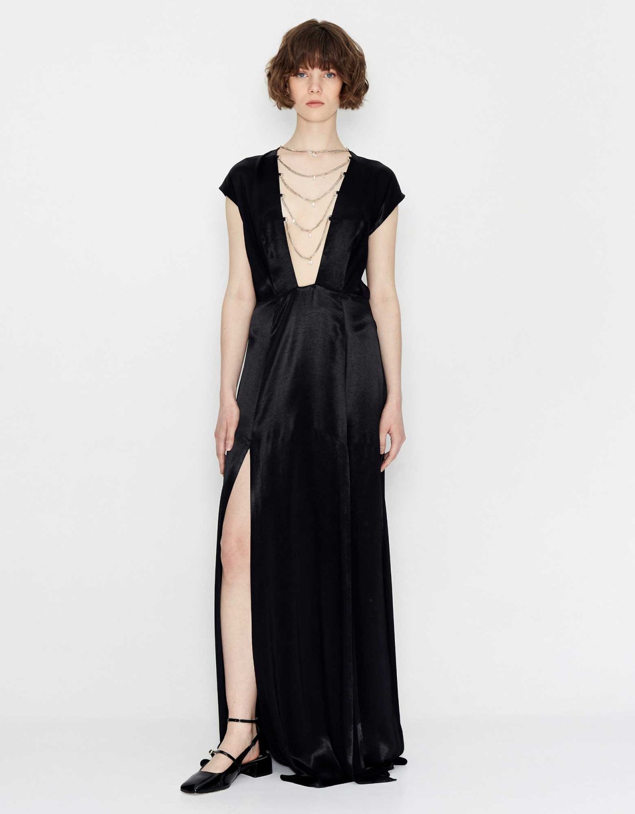 Nadia Rapti Pearl perfect dress black