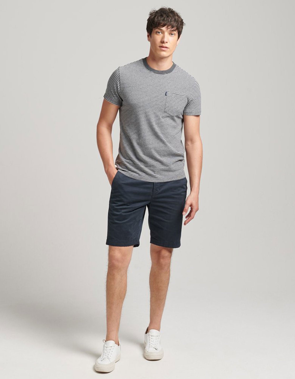 Superdry Studios core chino shorts eclipse navy