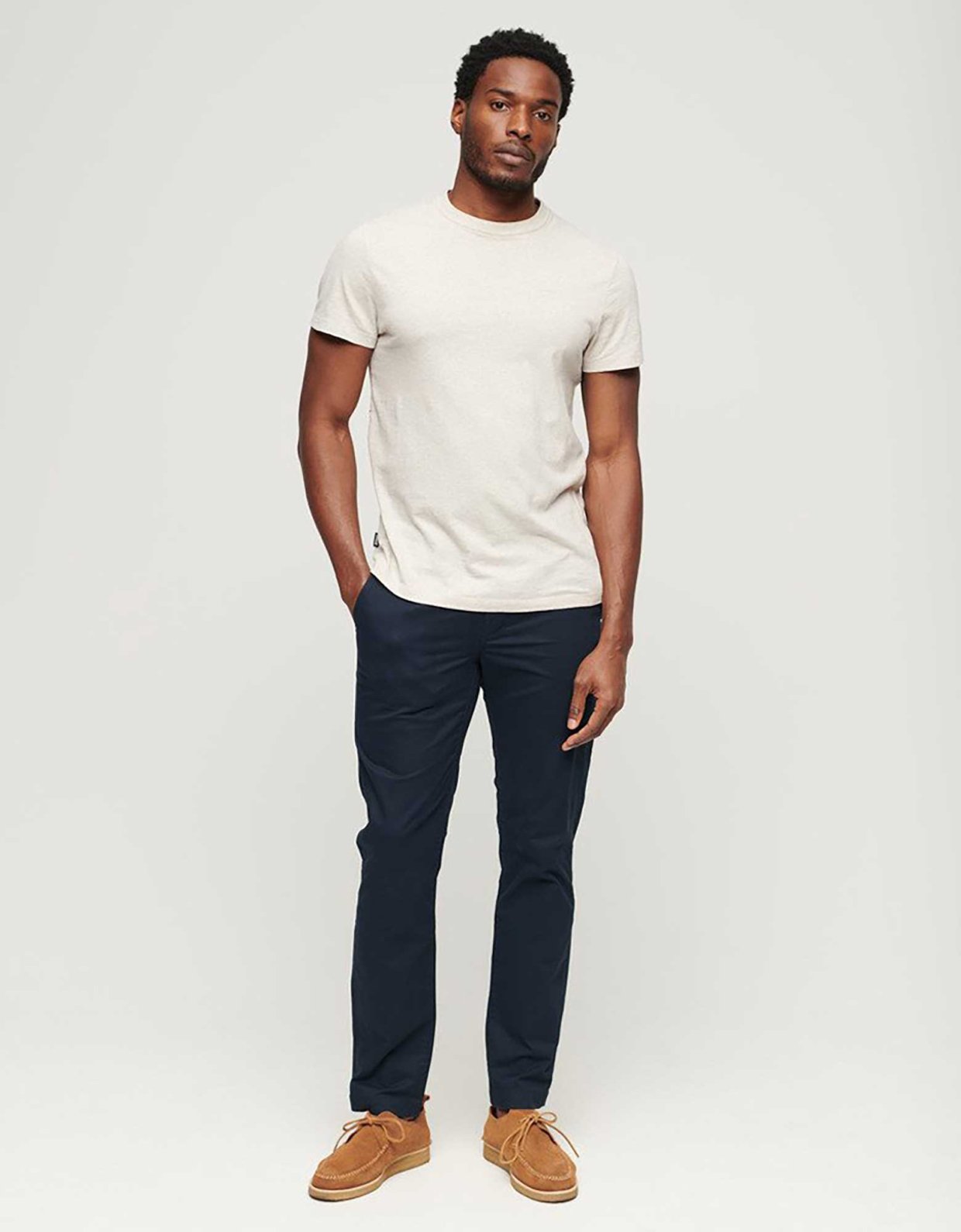 Superdry Slim tapered stretch chino eclipse navy