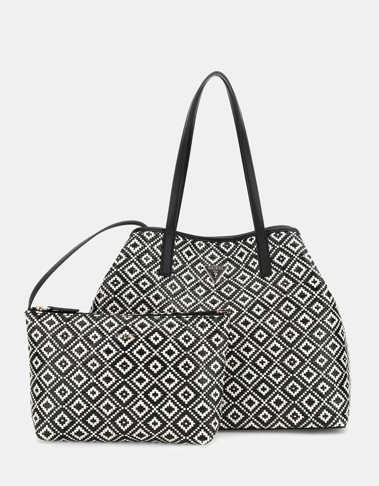 Guess Vikky II large tote bag black