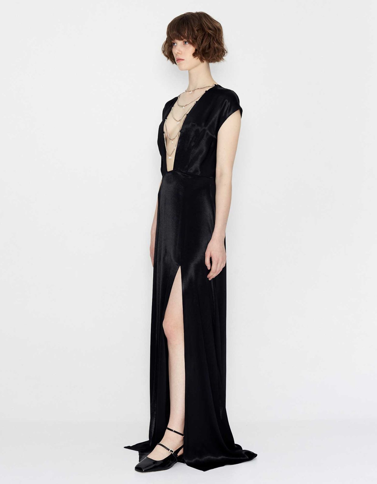 Nadia Rapti Pearl perfect dress black