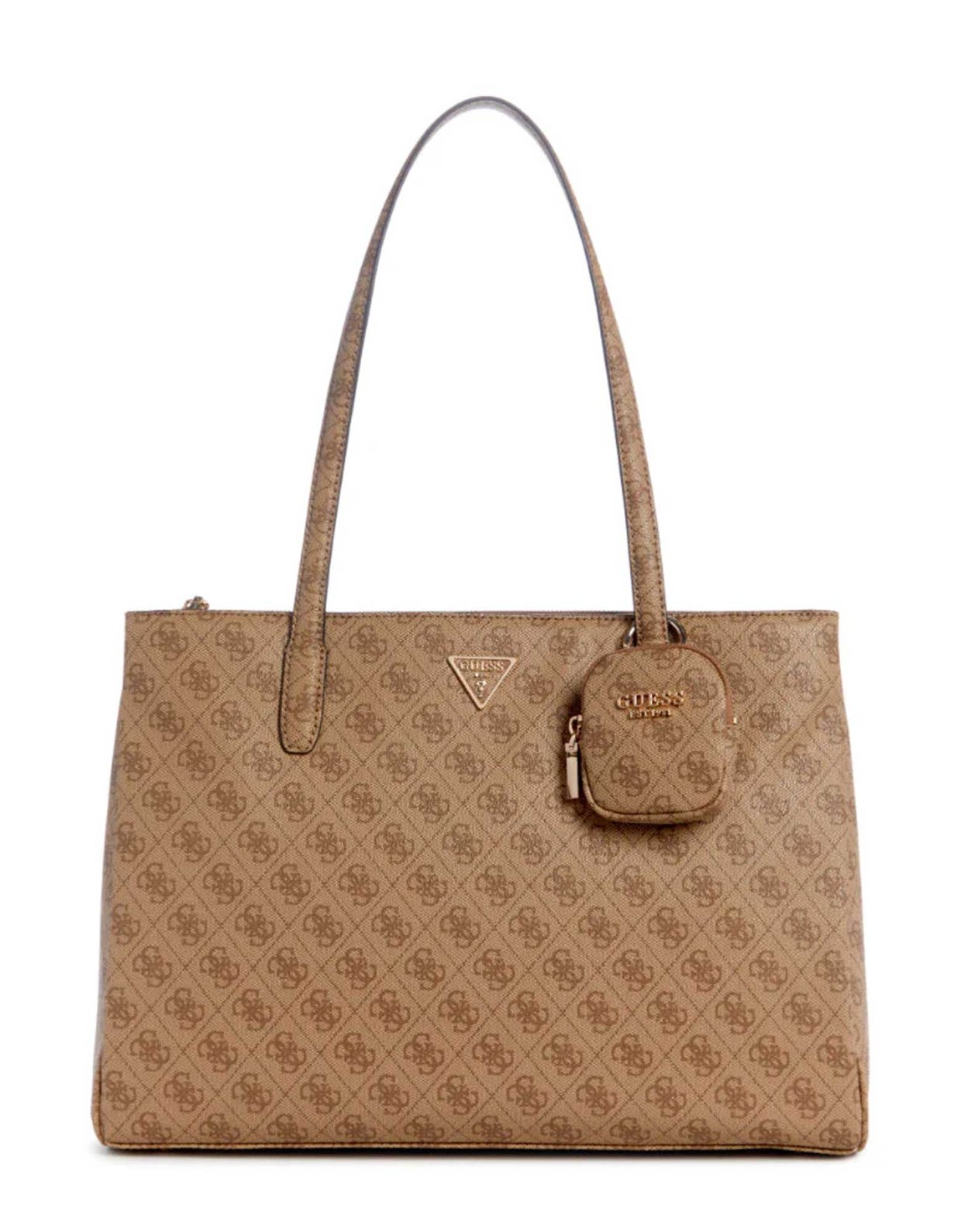 Guess Power play tech tote back latte logo