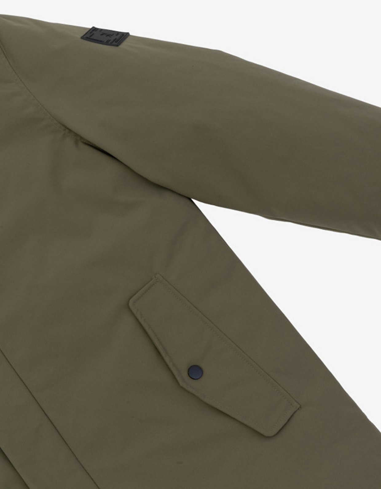 Gianni Lupo Techfabric long parka military green