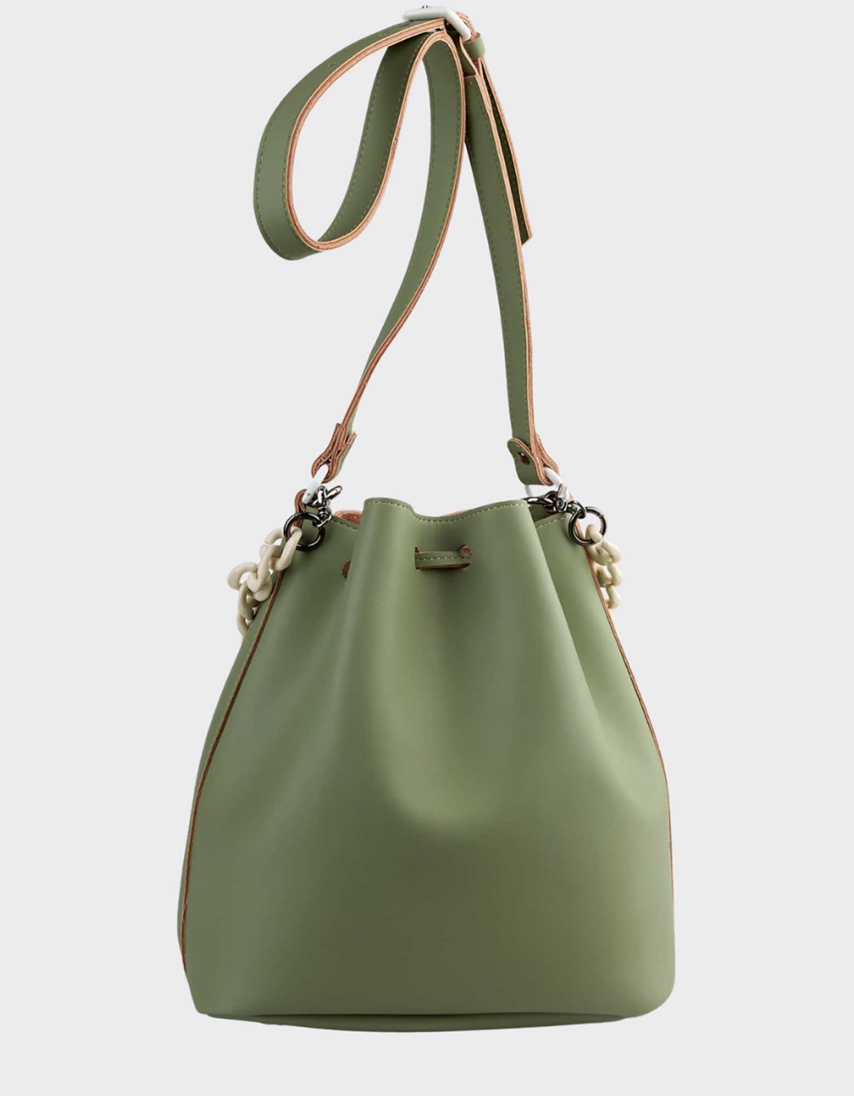 Elena Athanasiou Chain pouch bag mint