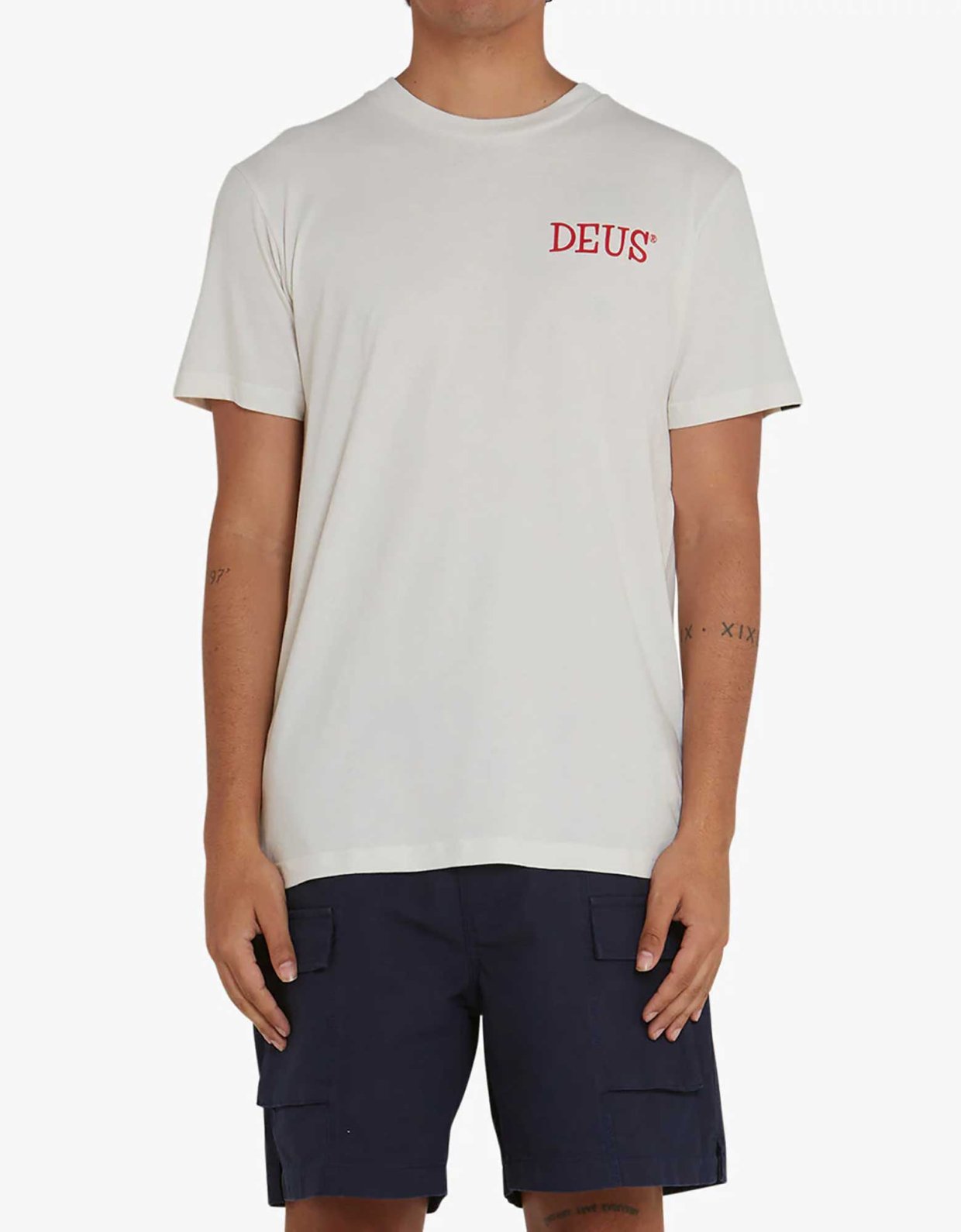 Deus Ex Machina Portal tee vintage white