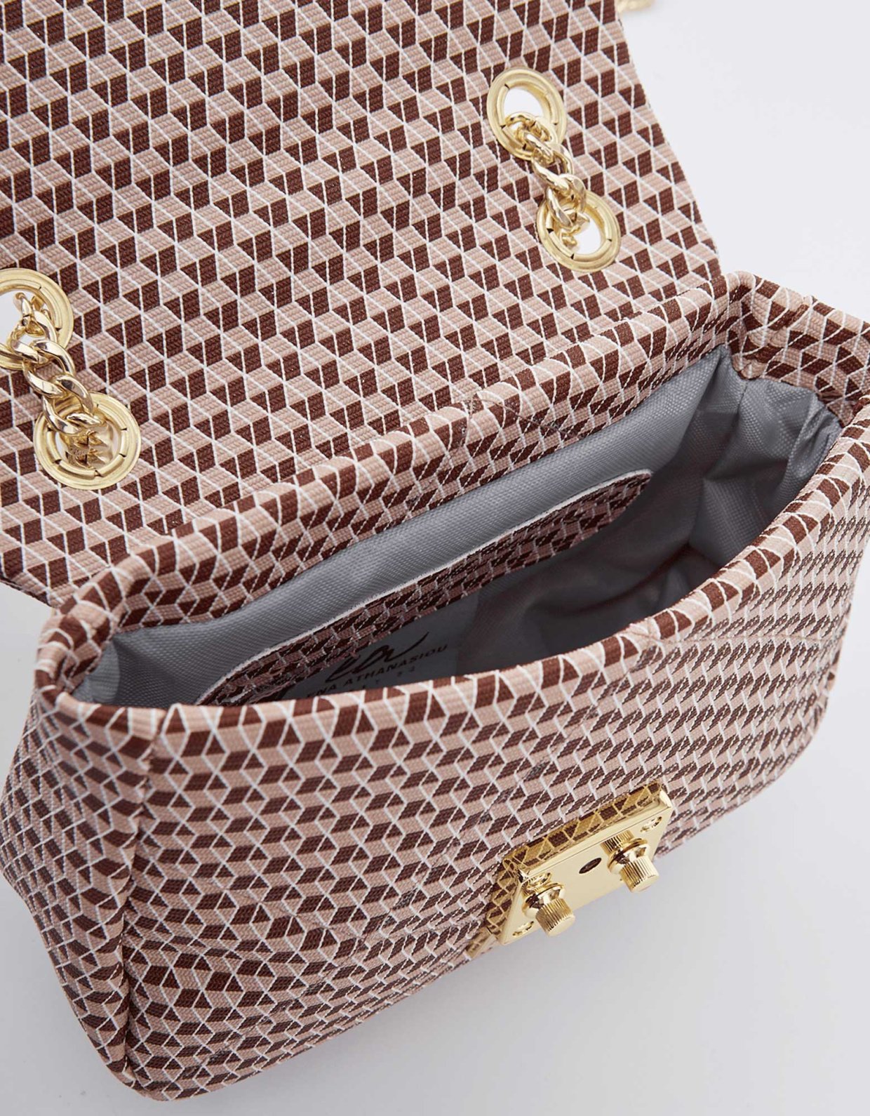 Elena Athanasiou Cube mini bag  brown