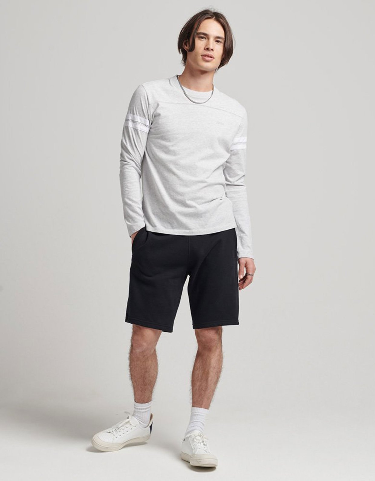 Superdry Ovin vle jersey shorts black
