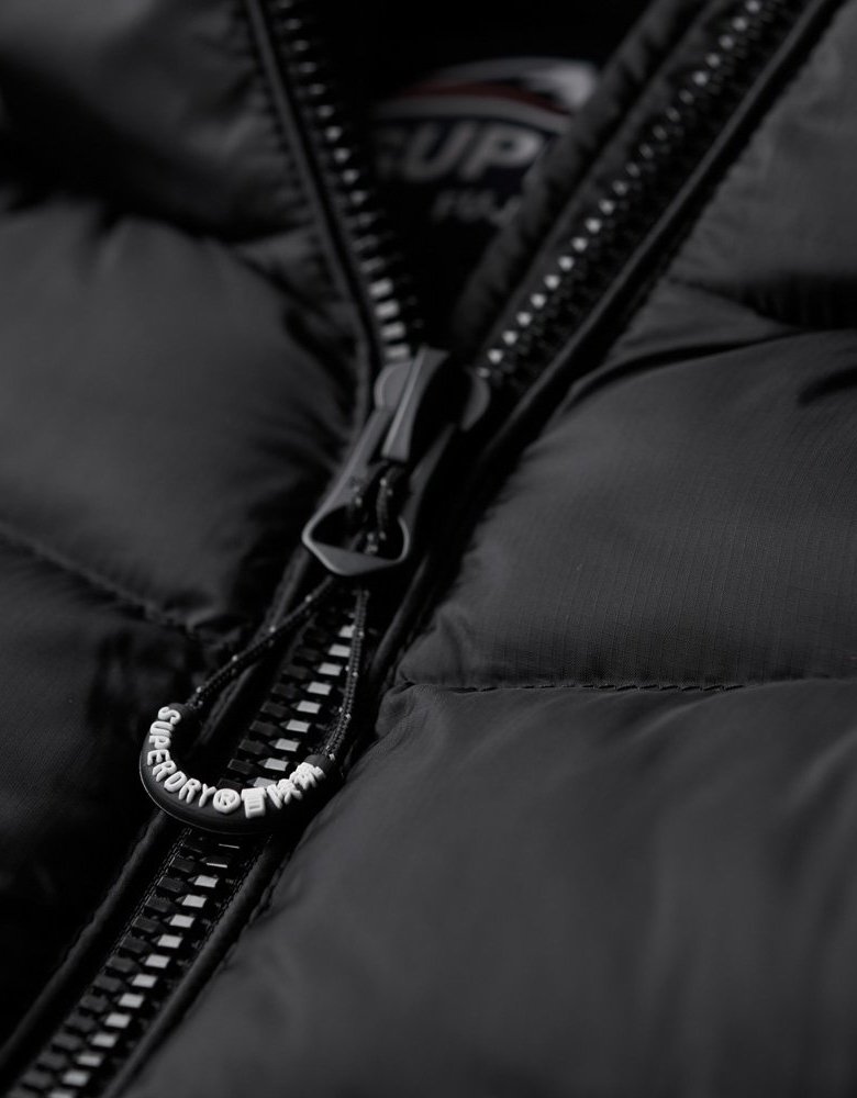 Superdry Hooded fuji padded jacket black