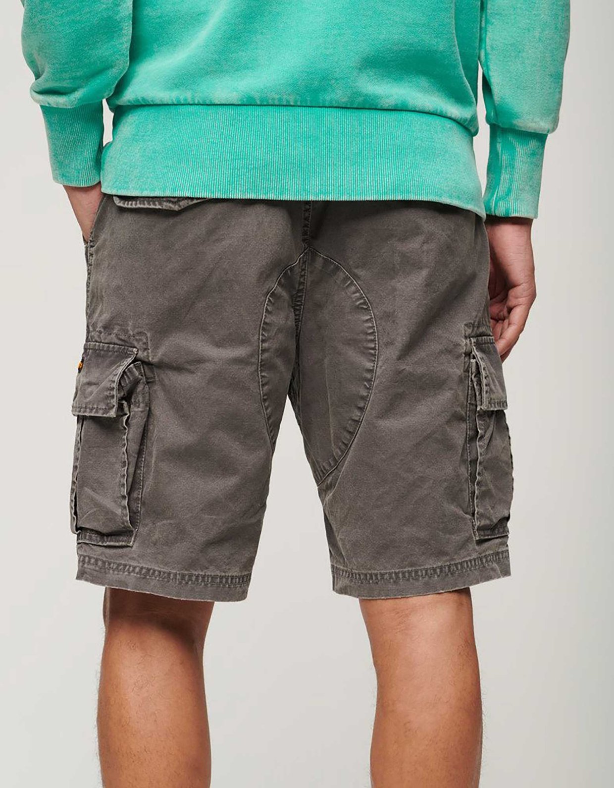 Superdry Heavy cargo short washed grey