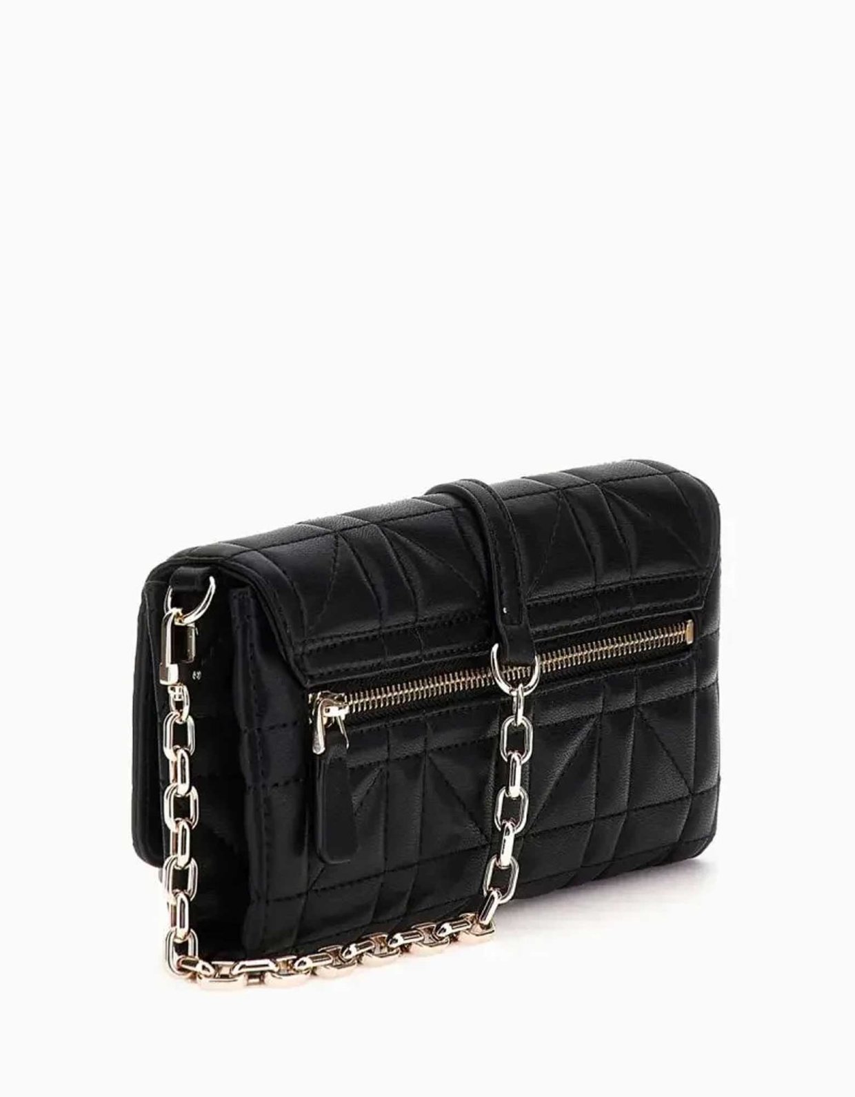 Guess Assia mini crossbody flap bag black