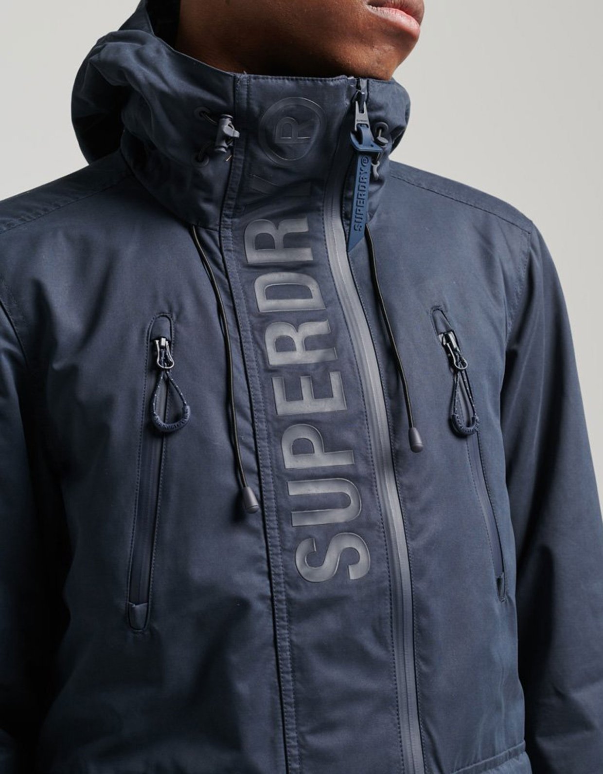 Superdry Ultimate windcheater jacket Nordic chrome navy