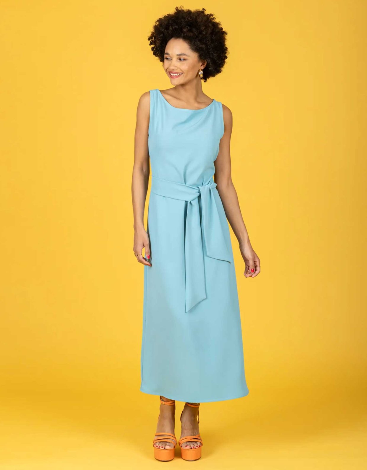 Chaton Aperol dress aqua