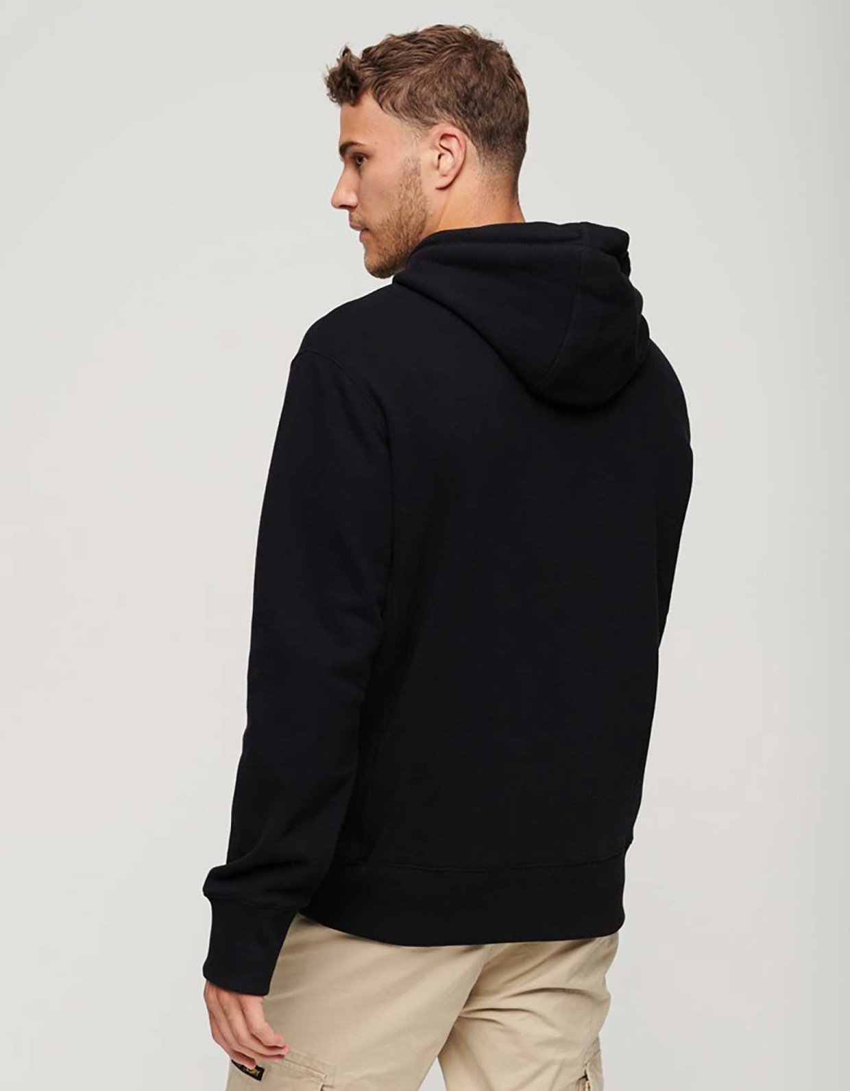 Superdry Luxury sport loose hood black