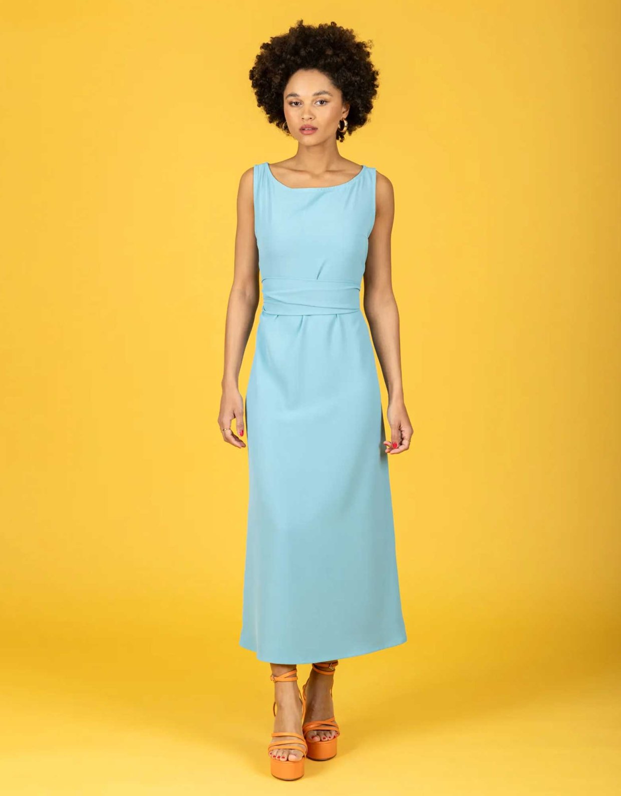 Chaton Aperol dress aqua