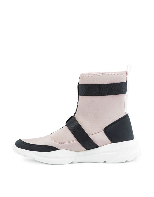 Kendall + Kylie KK Nemo dusty pink sock sneaker boots