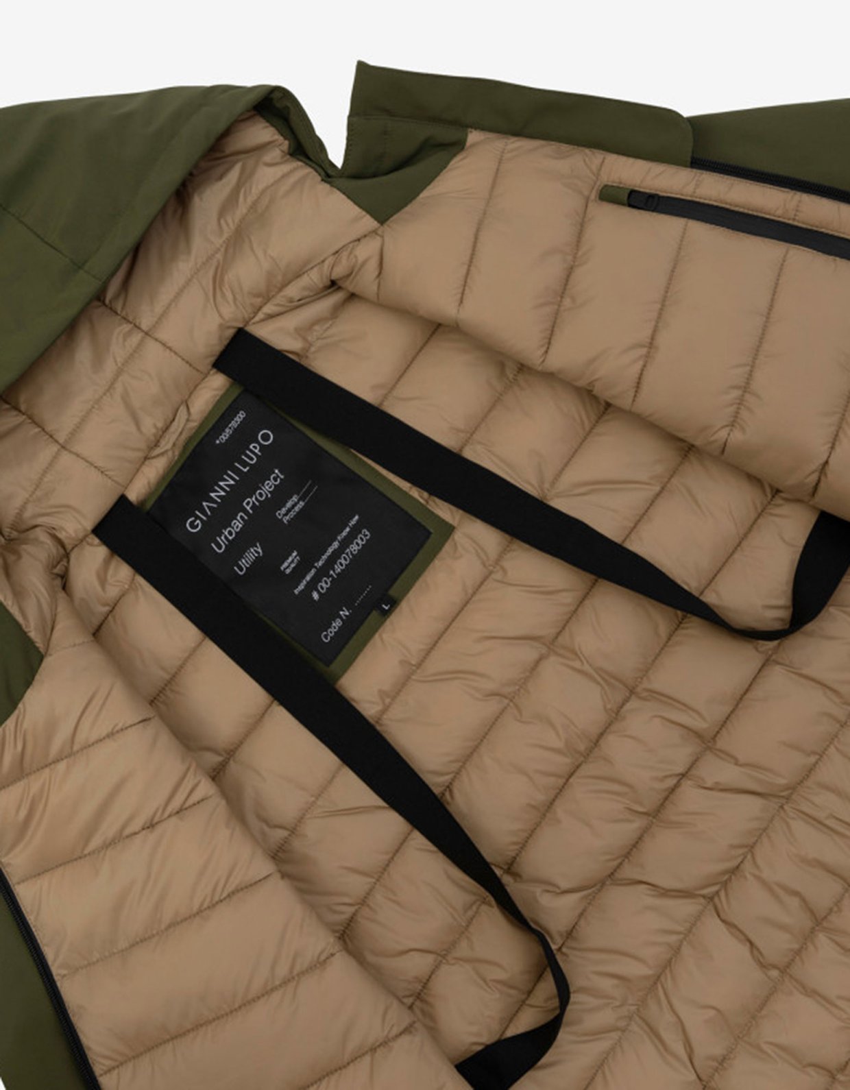 Gianni Lupo Techfabric parka military green