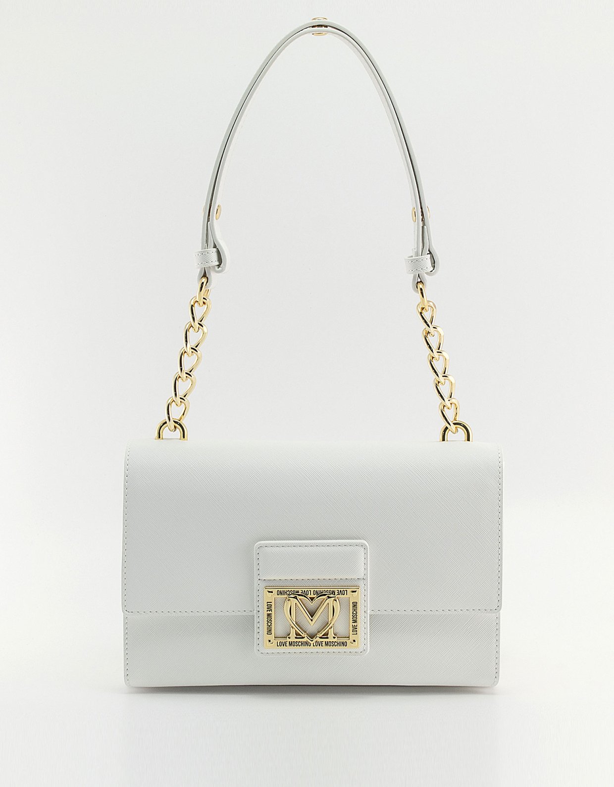Love Moschino Casual chic shoulder bag white