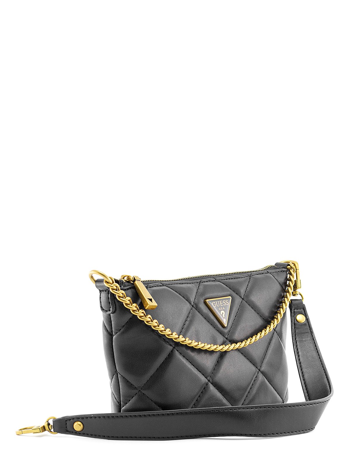Guess Cessily bucket bag black
