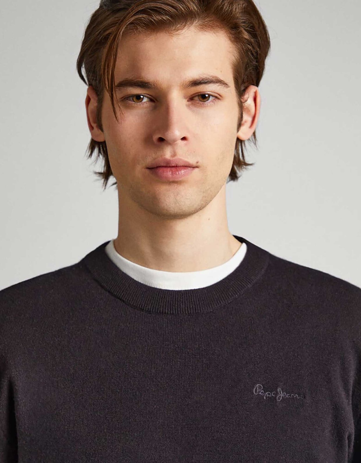 Pepe Jeans Andre crew neck washed black