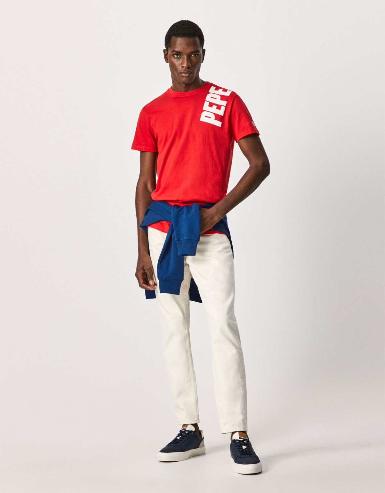 Pepe Jeans Aerol big logo t-shirt red