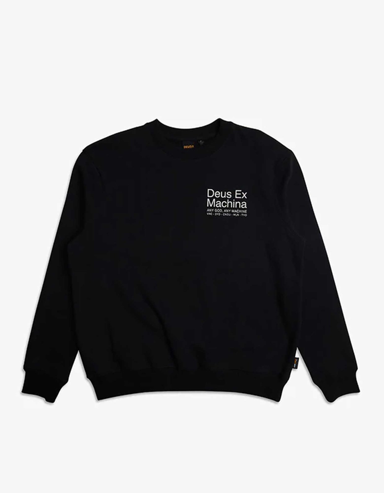 Deus Ex Machina Zoning crew neck sweater black