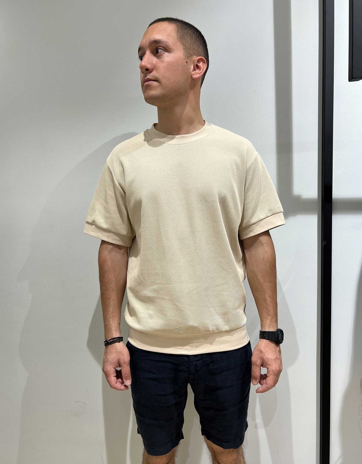 Gianni Lupo Relief t-shirt beige