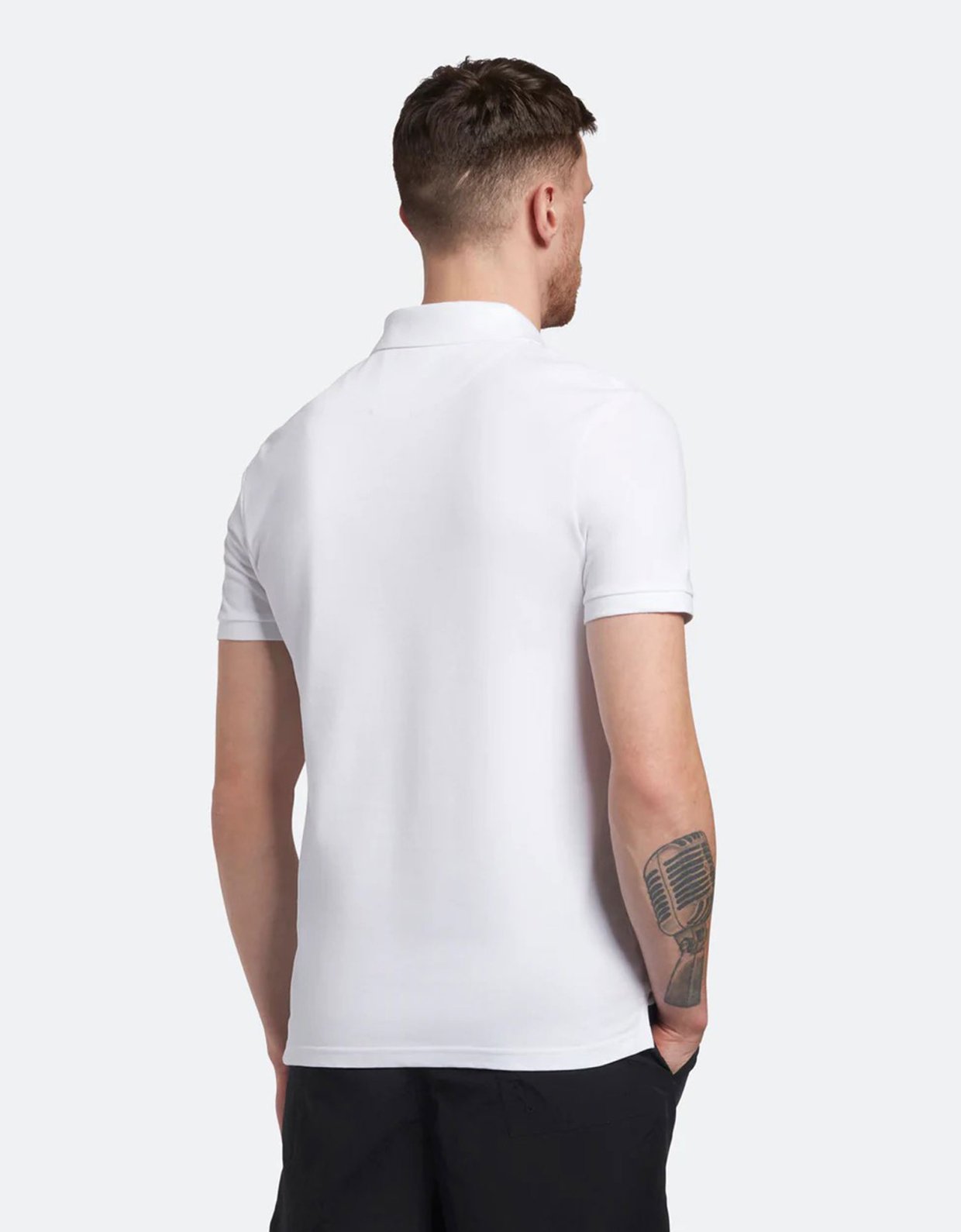 Lyle & Scott Plain polo T-shirt white