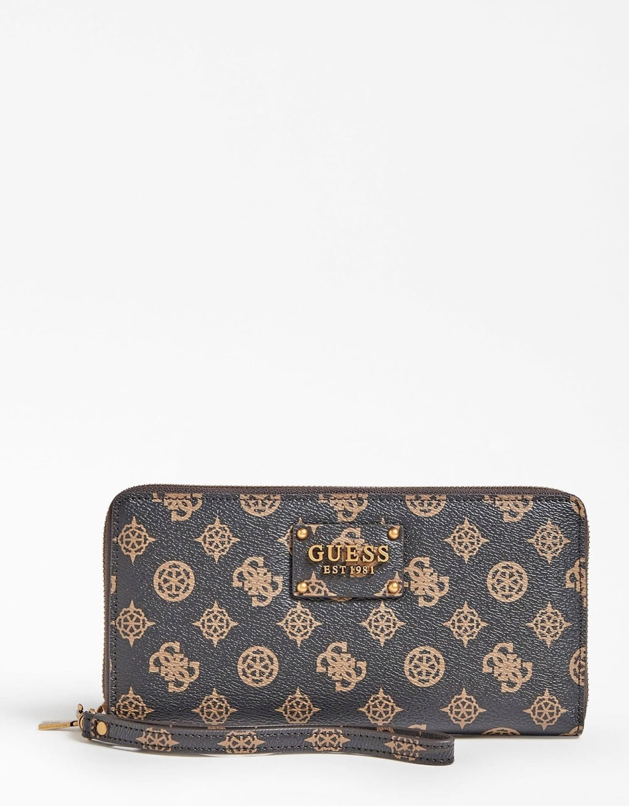 Guess Centre stage slg wallet mocha logo