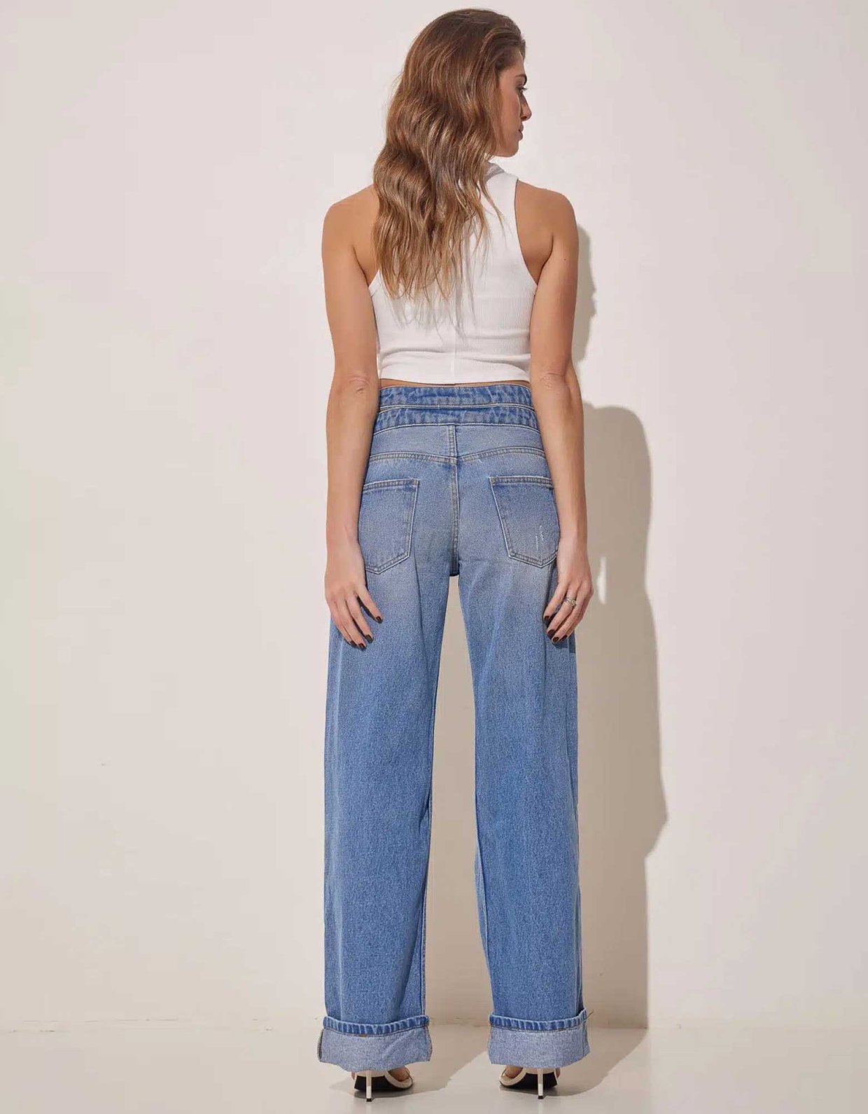 The Knl's Boundle denim pants med blue wash