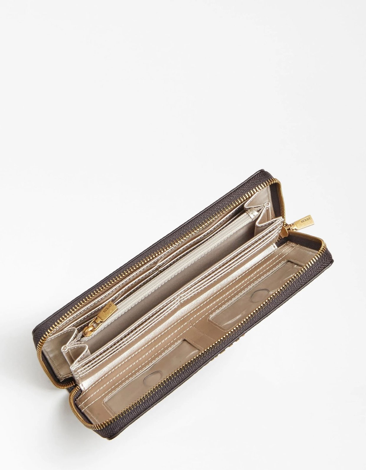 Guess Centre stage slg wallet mocha logo