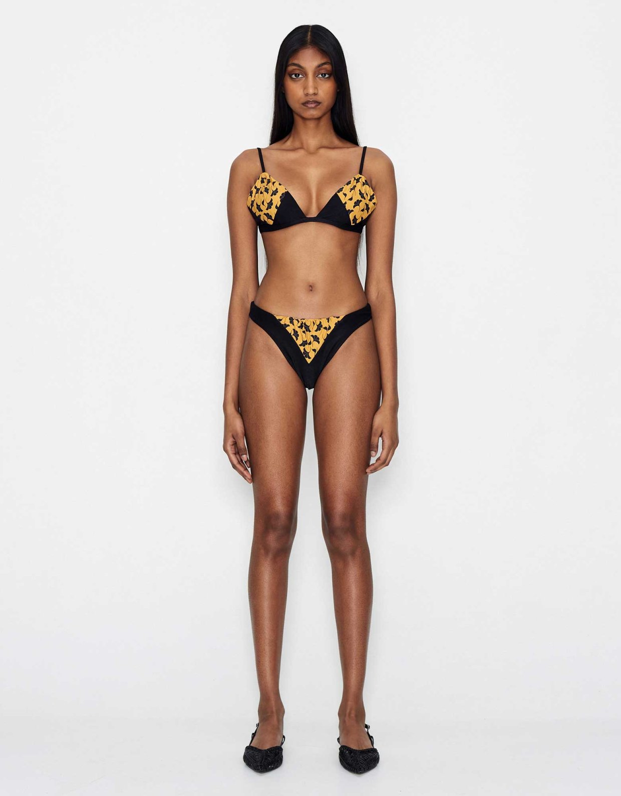 Nadia Rapti Jardin de chic bikini black