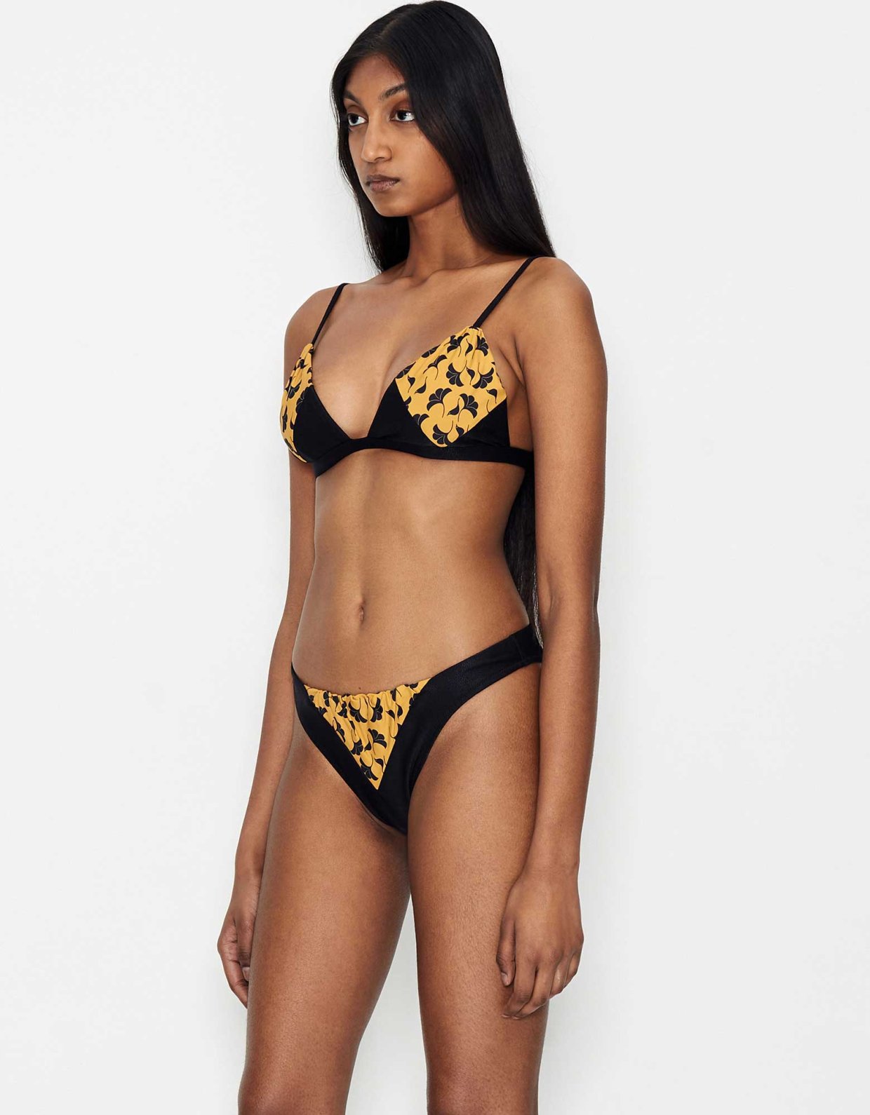 Nadia Rapti Jardin de chic bikini black