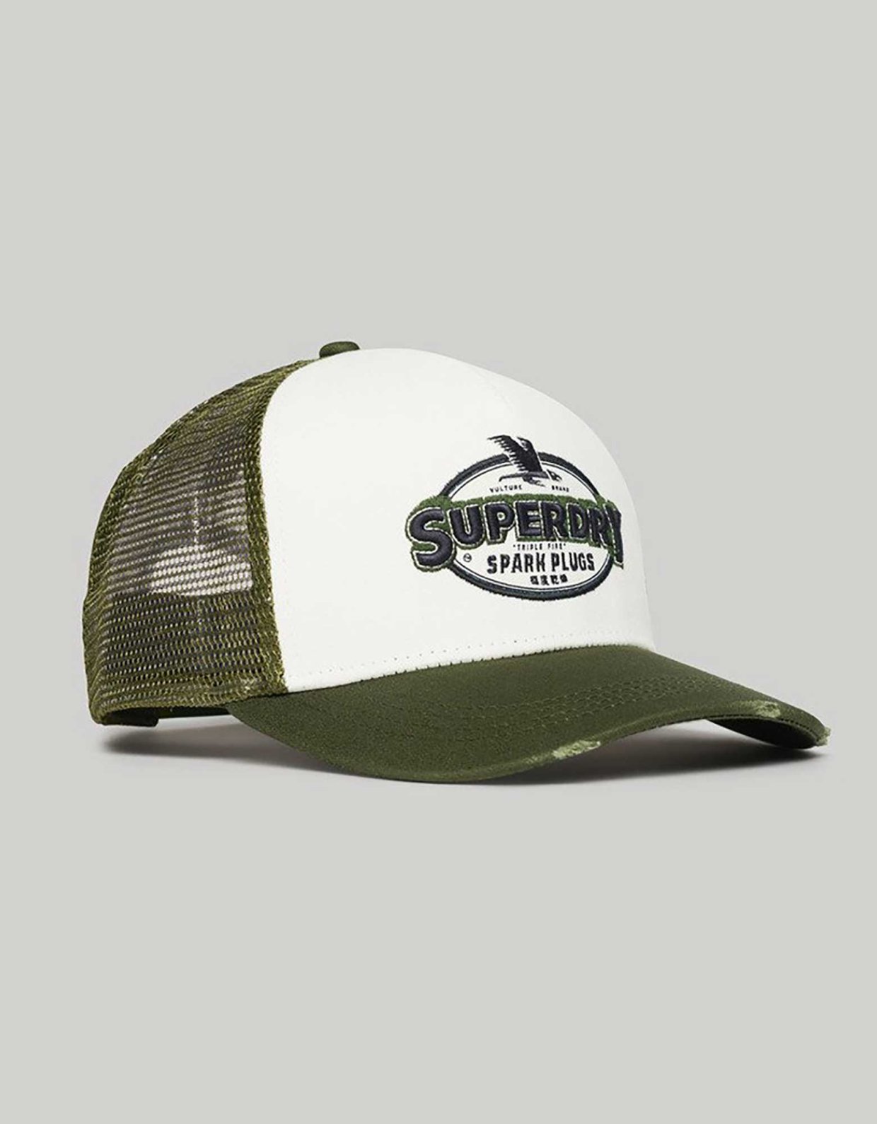 Superdry Mesh trucker cap army green