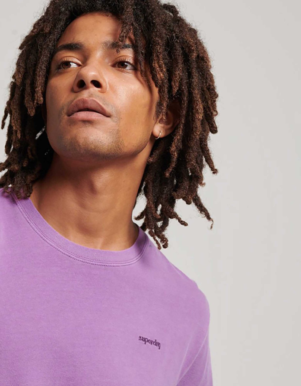 Superdry Vintage mark tee grape jam purple