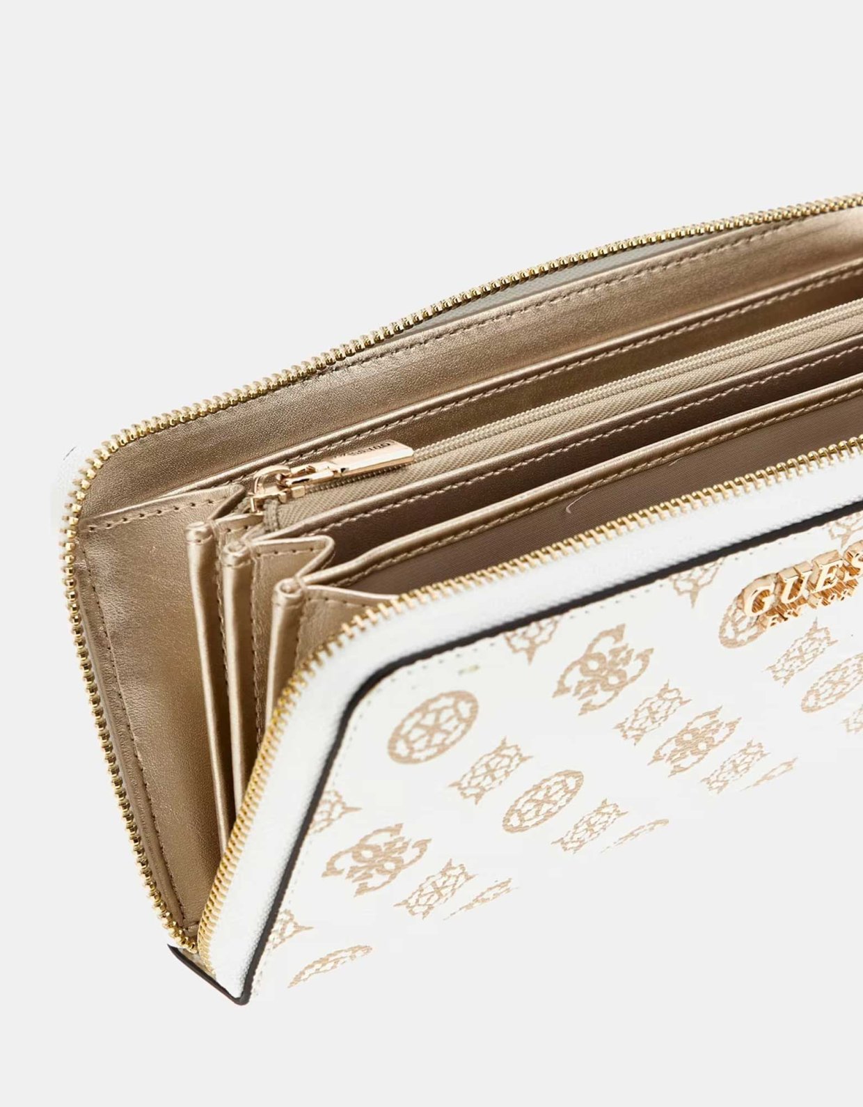 Guess Laurel slg maxi wallet white logo