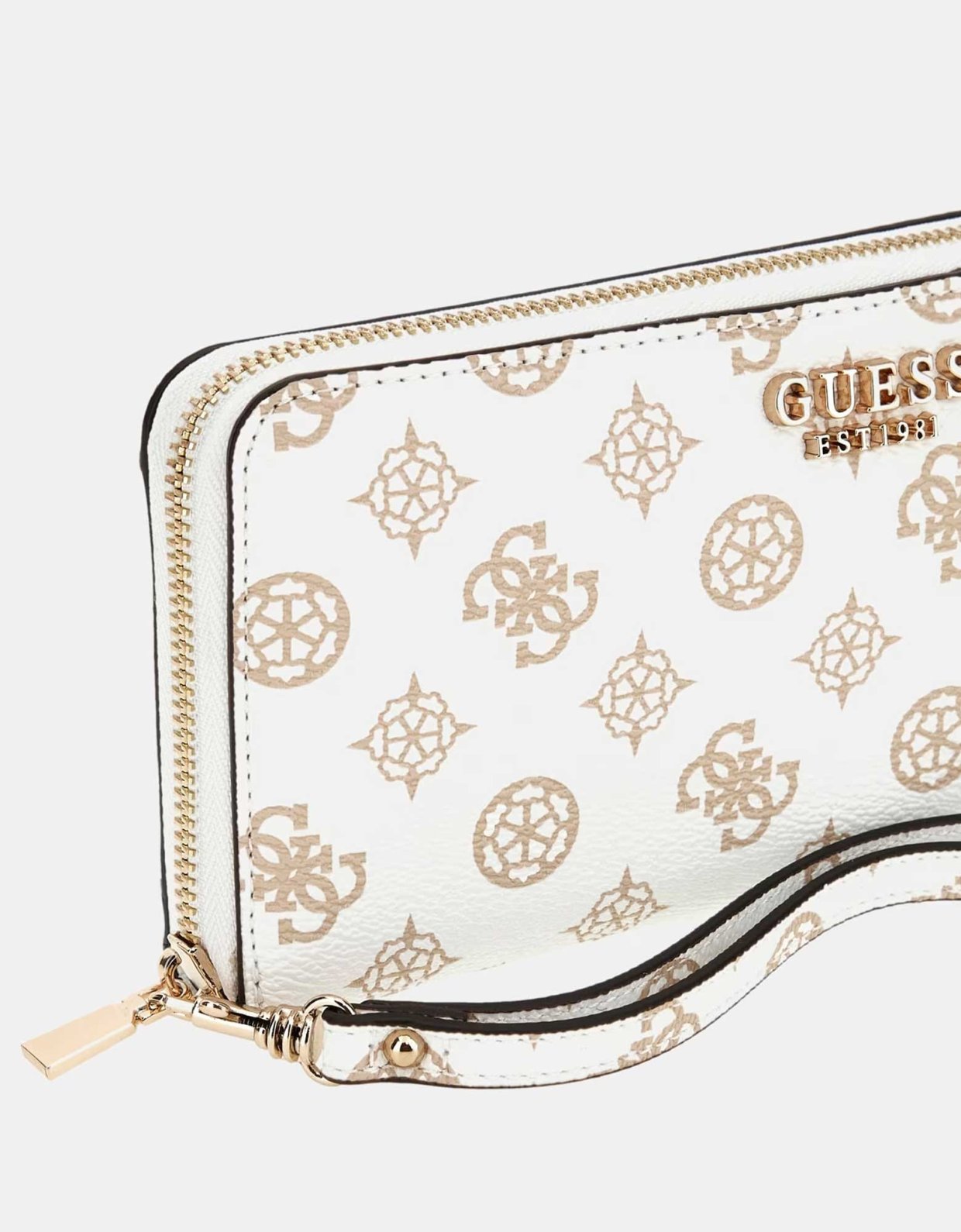 Guess Laurel slg maxi wallet white logo