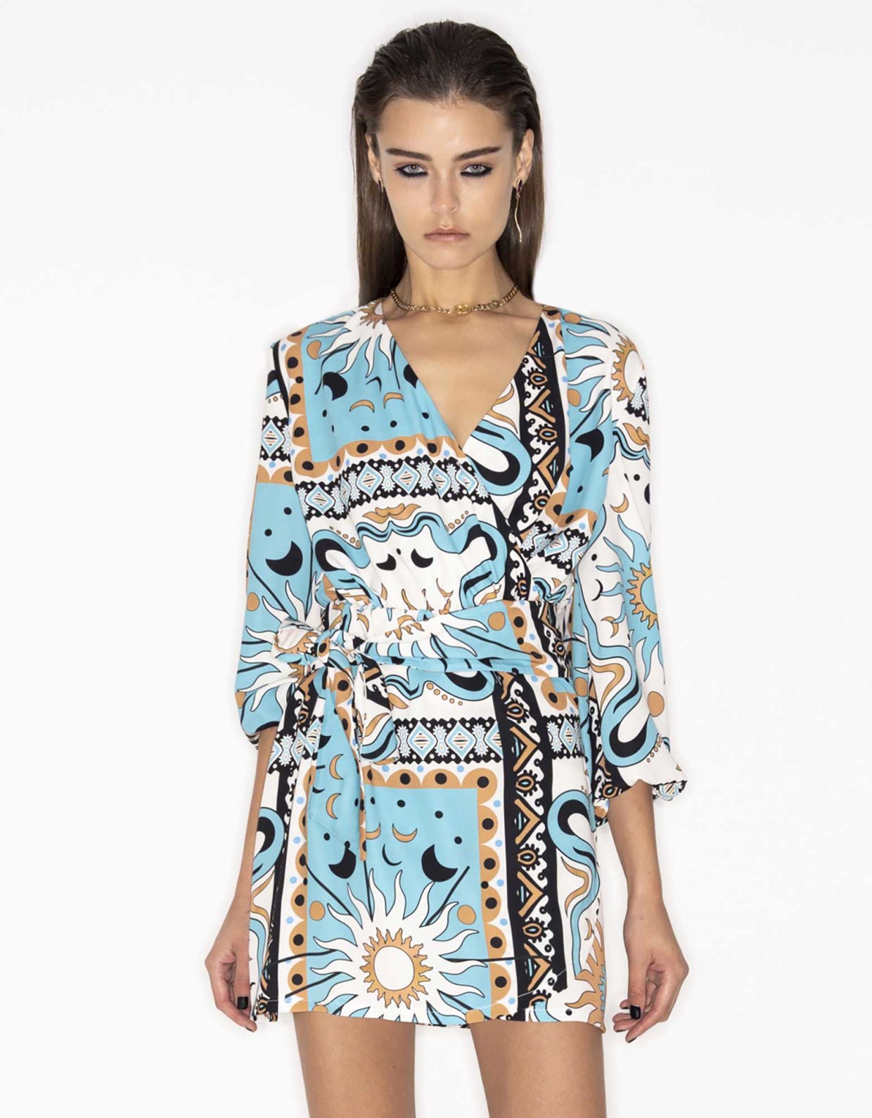 Peace & Chaos Astral plane short dress