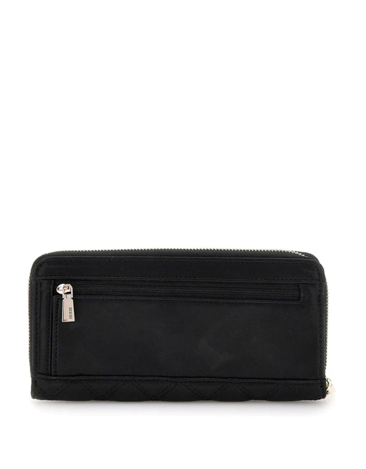 Guess Giully quilted maxi wallet black