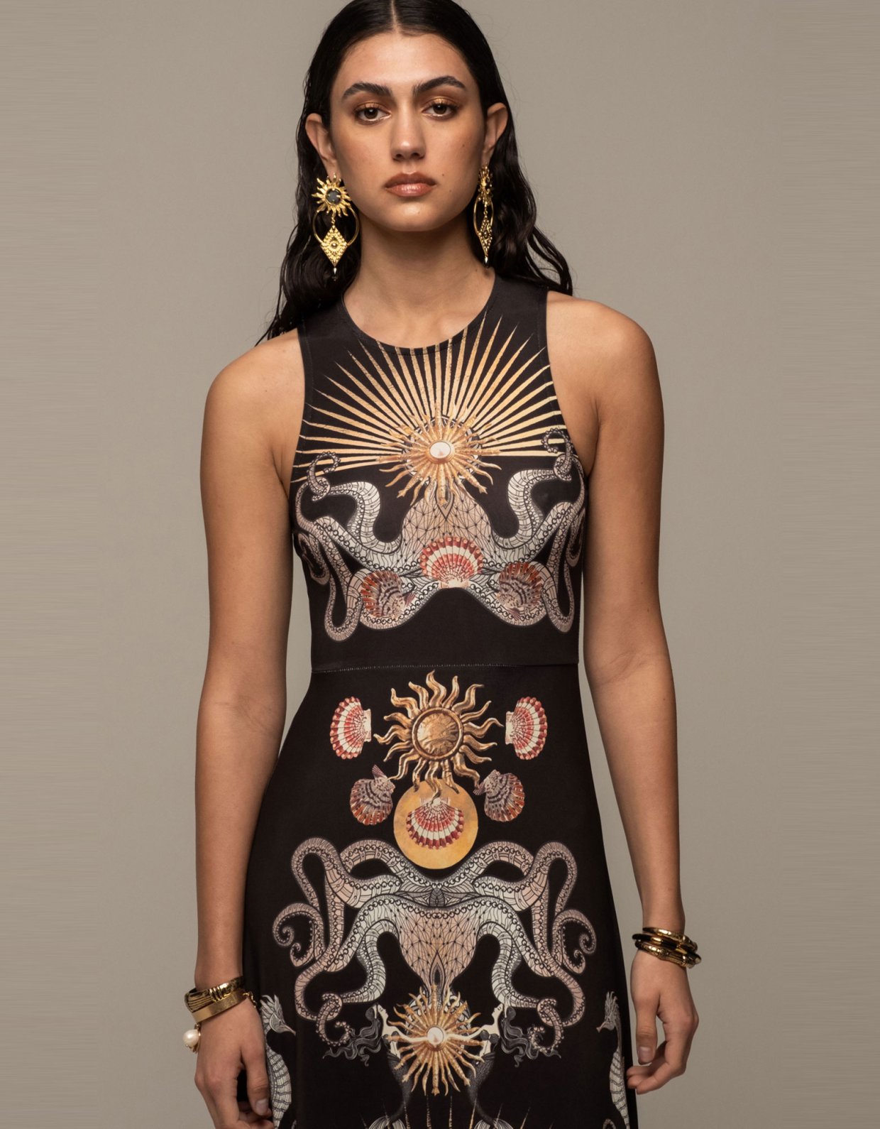 Peace and Chaos Abyss long dress