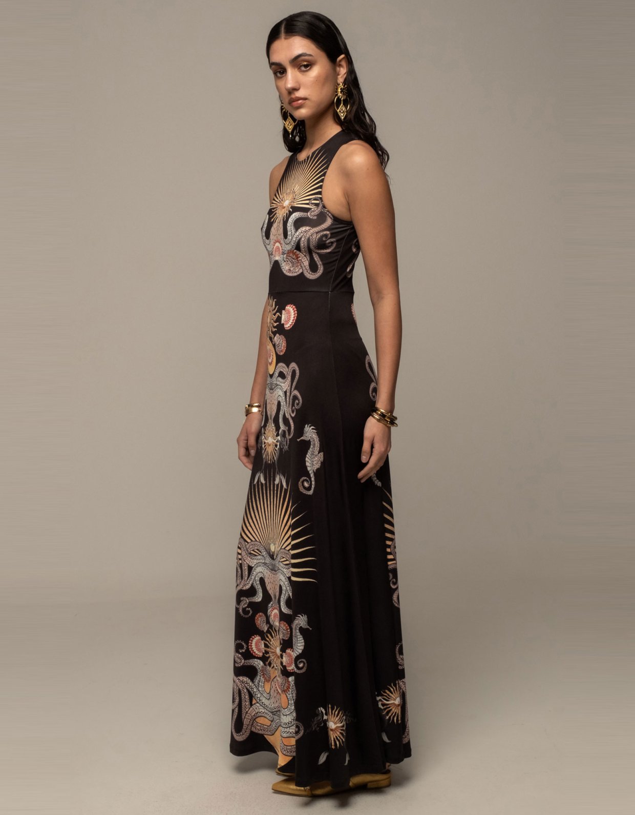 Peace and Chaos Abyss long dress
