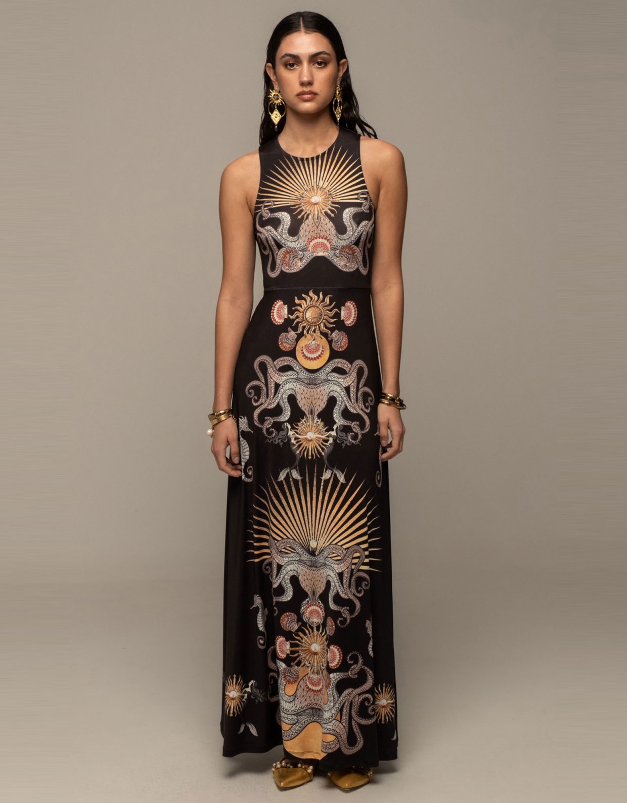 Peace and Chaos Abyss long dress